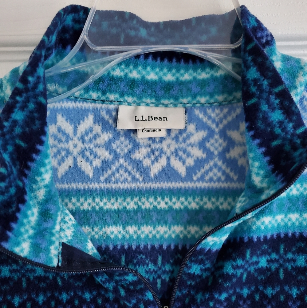 L.L. Bean | Quarter Zip Fleece - Picture 3 of 6